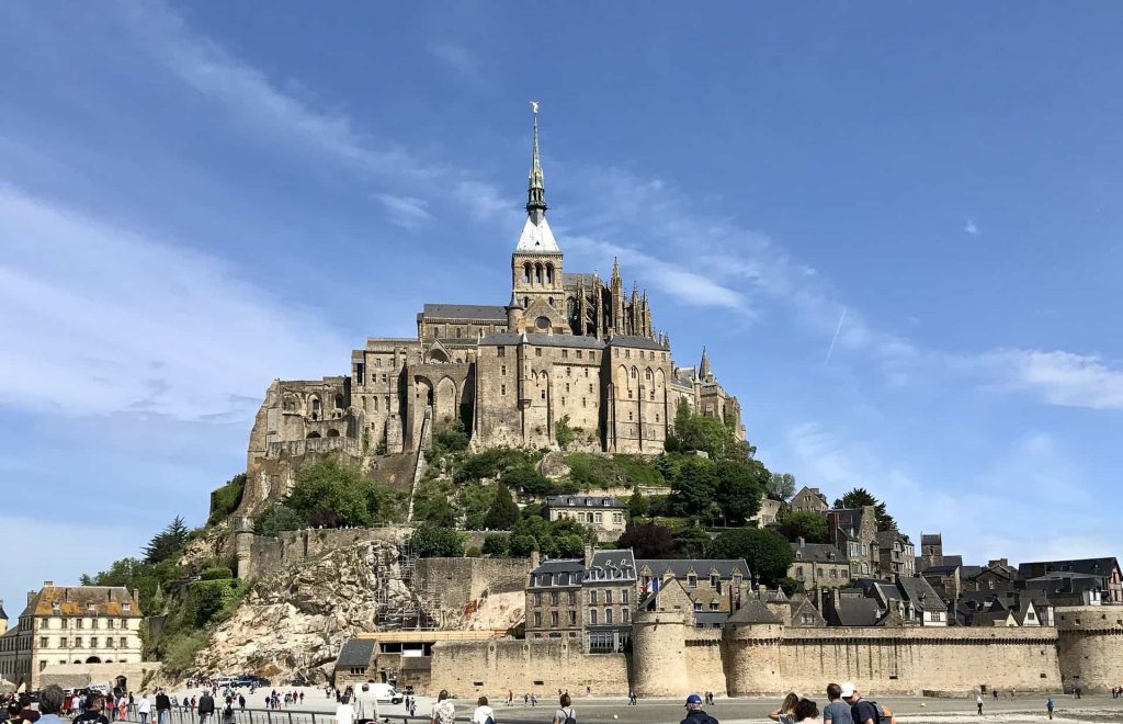 A view of Mont St. Michel this year