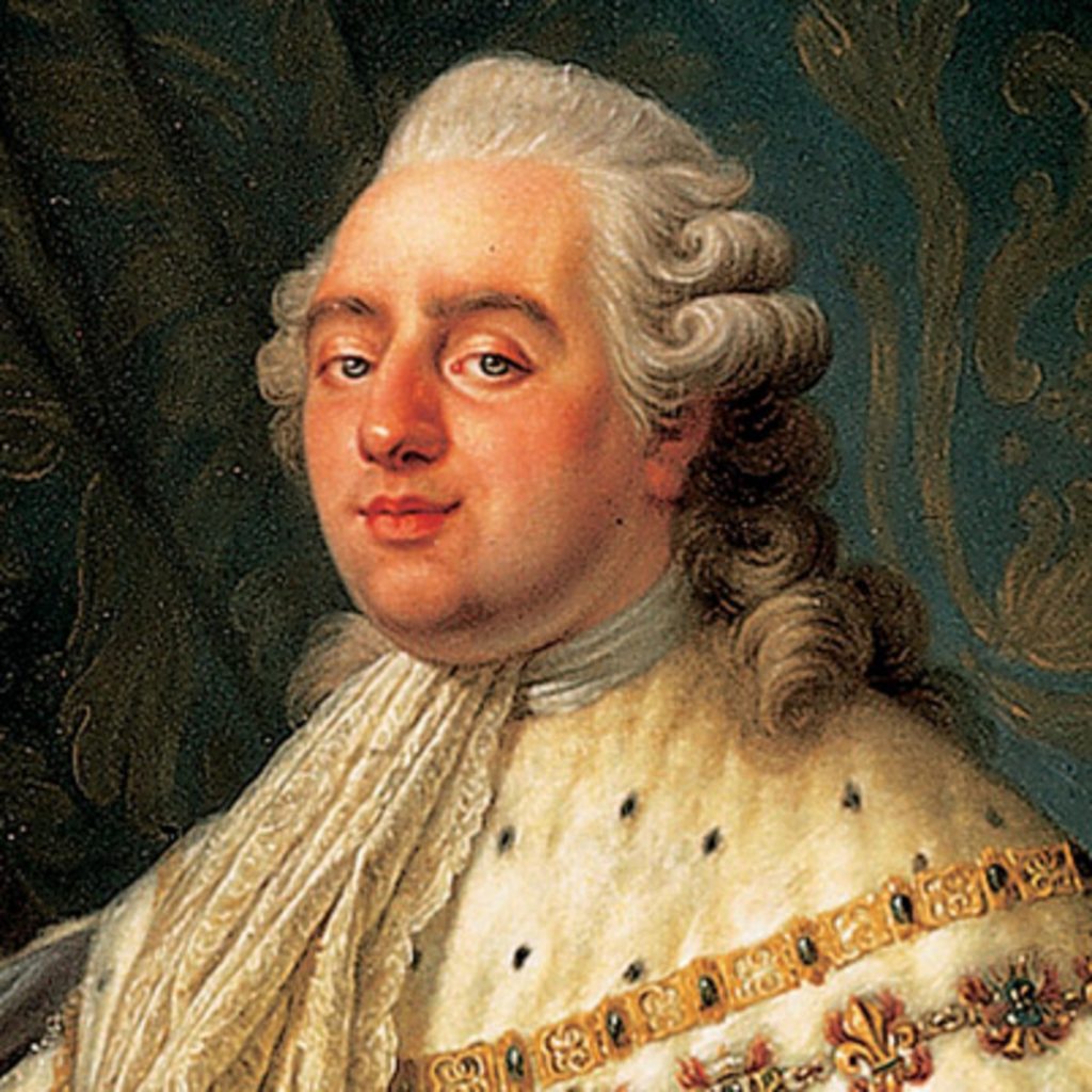 A painting of King Louis XVI