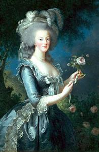 A painting of Marie Antoinette