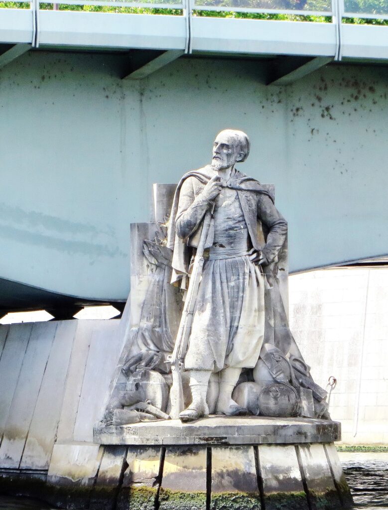 A photo of the Zouave statue.