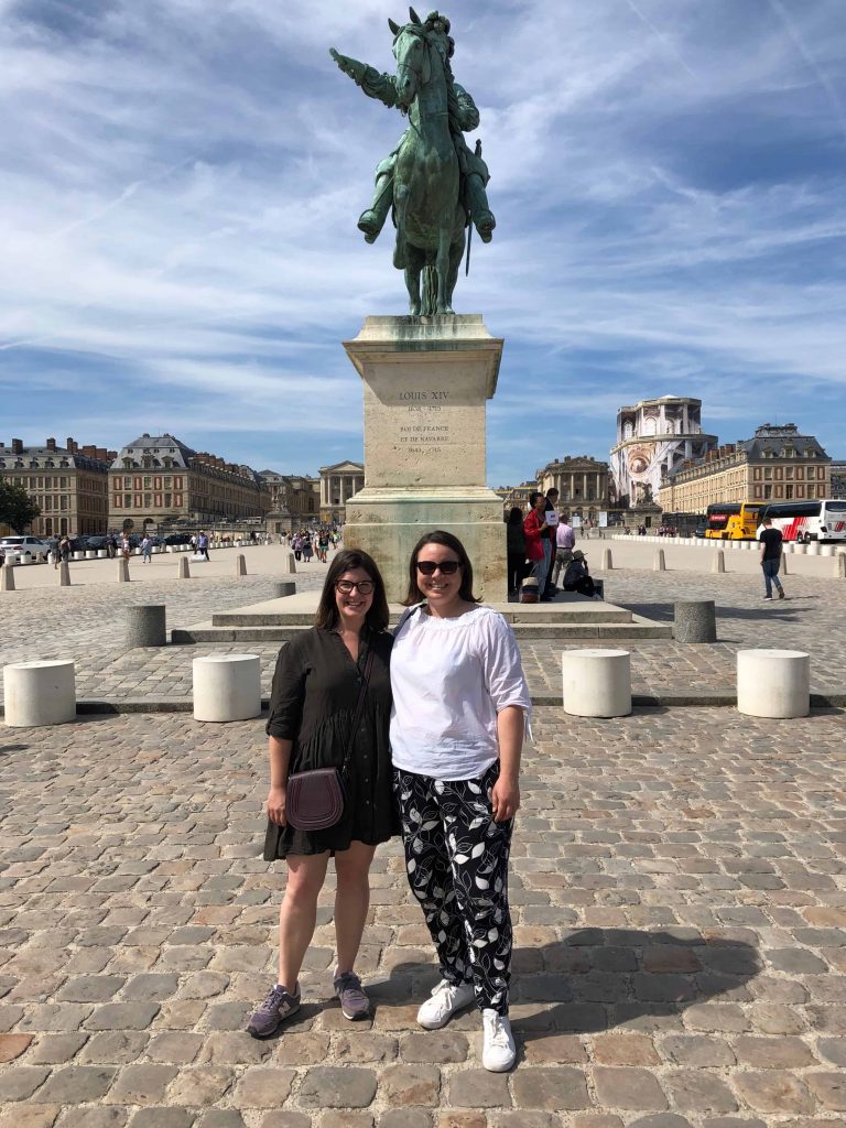A photo of Molly J Wilkinson and Laura Moore, your hosts of the Versailles Experience